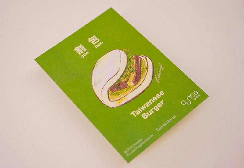 台灣小吃明信片6入組